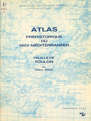 cover image of Atlas préhistorique du Midi méditerranéen (1)